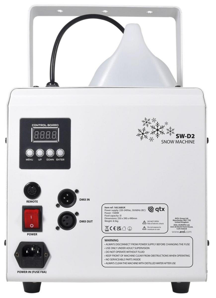 QTX SW-D2: Digital Snow Machine 1500W - main image