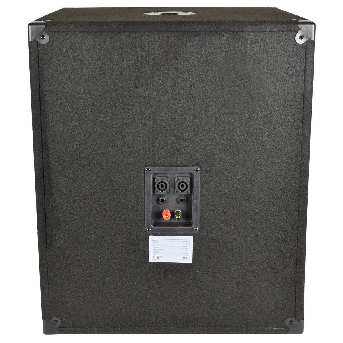 QTX QT 15" & 18" Subwoofer Bass Boxes - 8 Ohm - main image