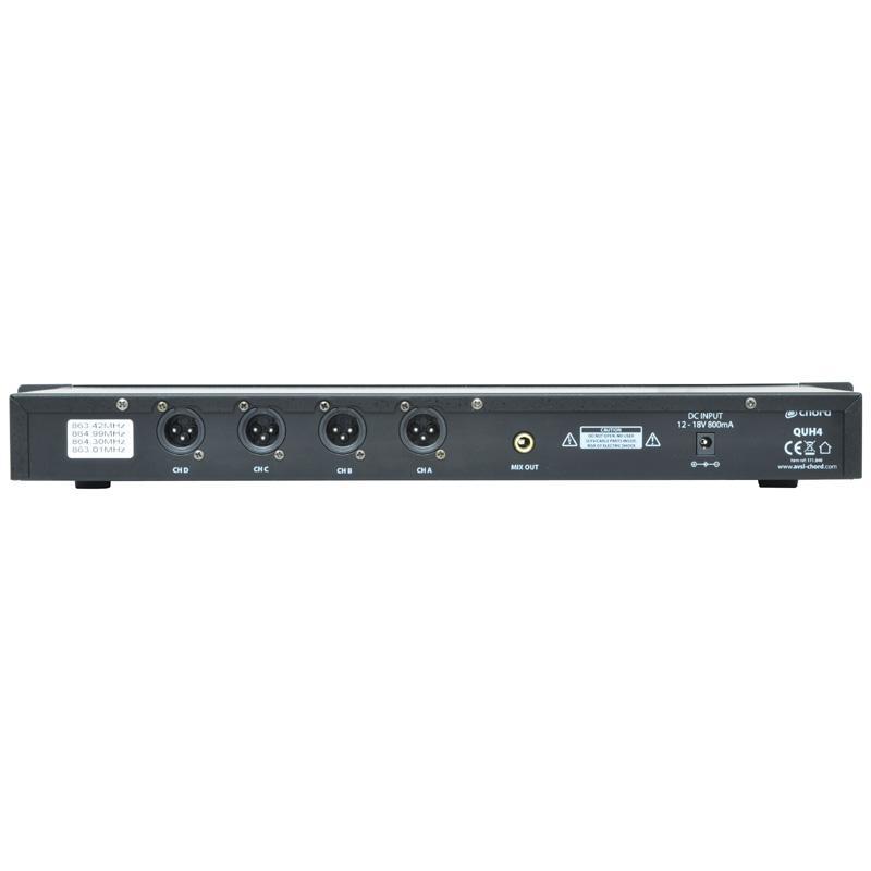 Chord Quad UHF Wireless Microphone System - 4 x Hand Held - main image