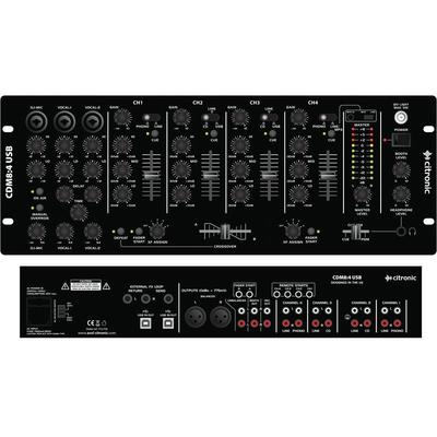 CDM8:4 (MKV) 12-Input 19' Rack DJ Mixer