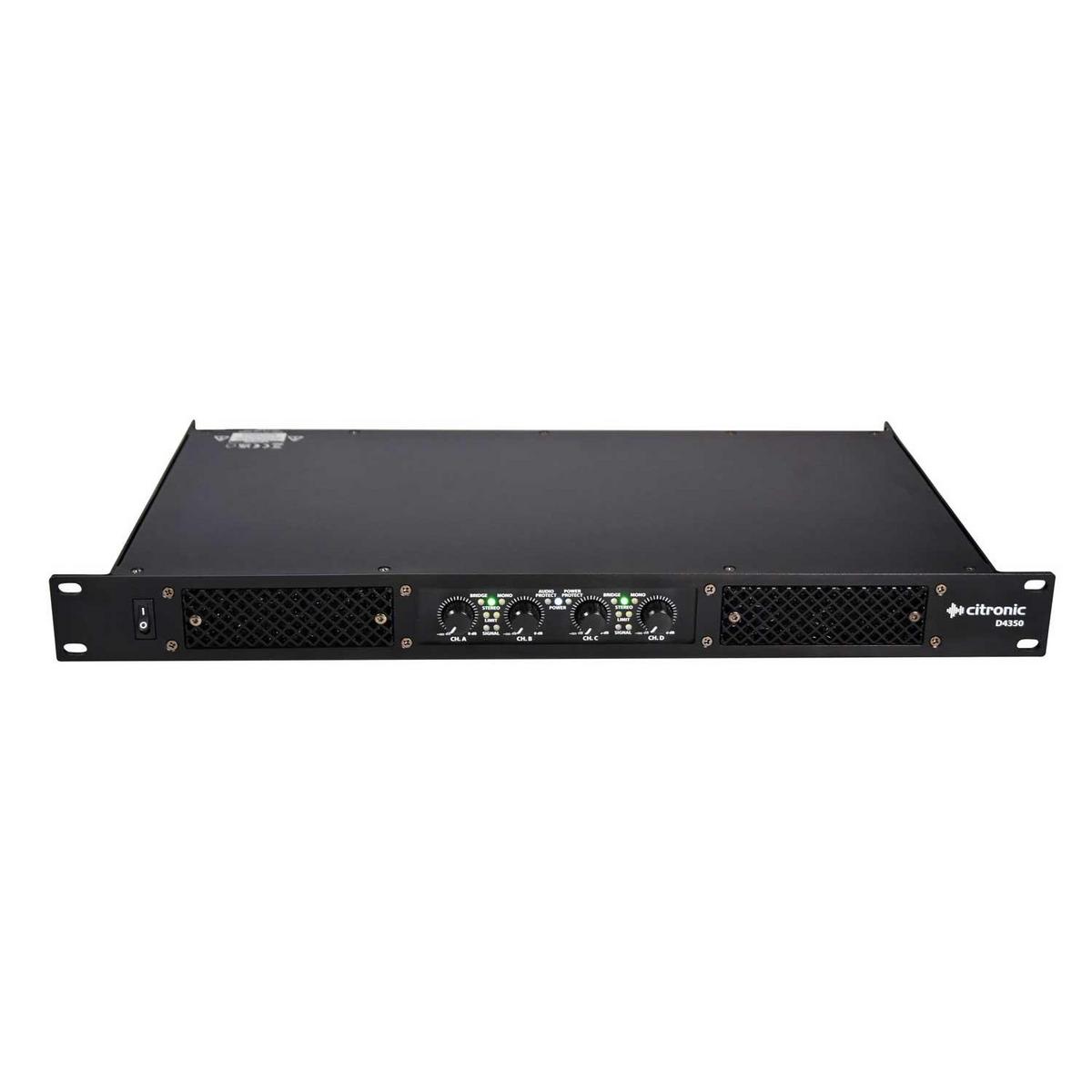 Citronic D4350 D-Series Quad Power Amplifier 4 x 350W - main image