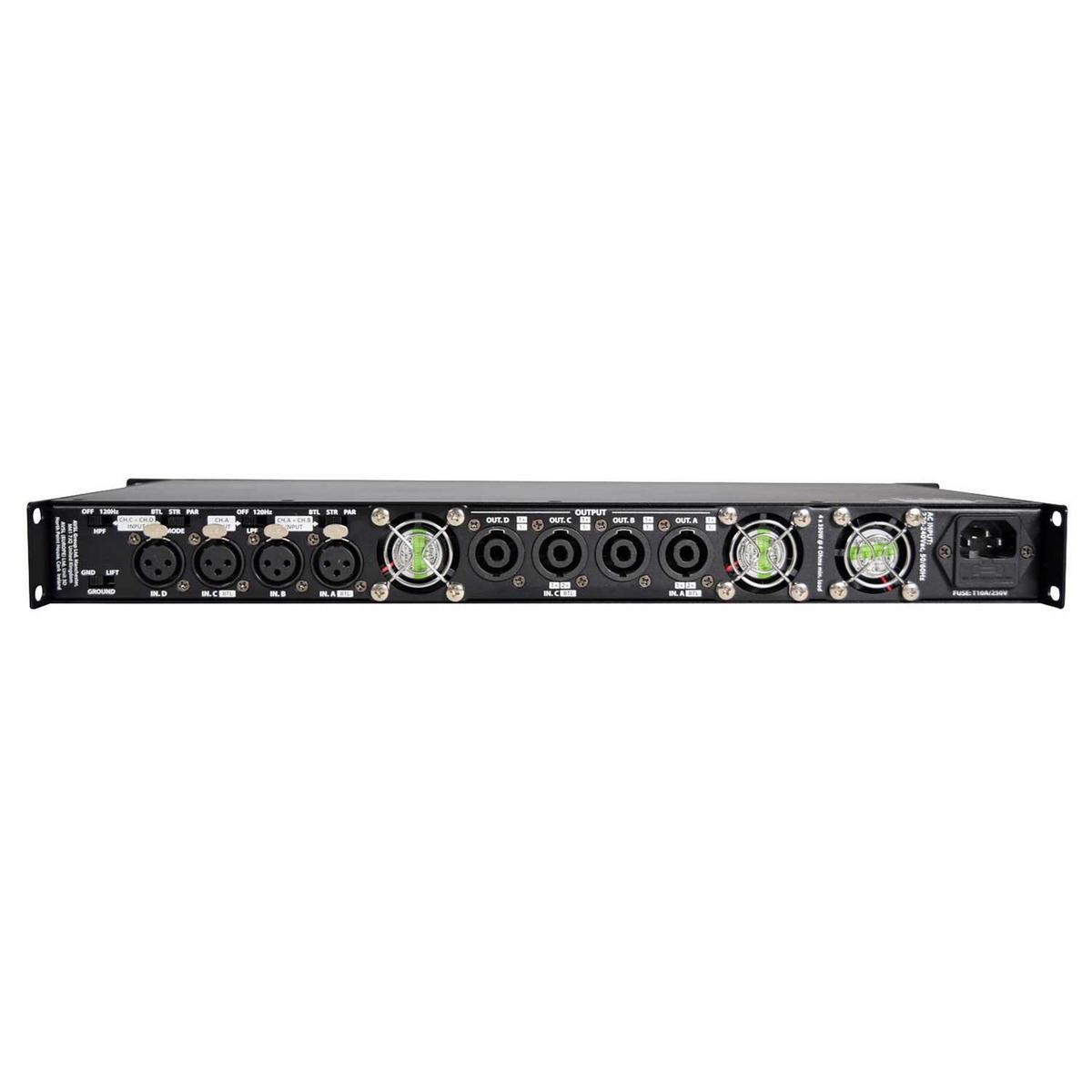 Citronic D4350 D-Series Quad Power Amplifier 4 x 350W - main image