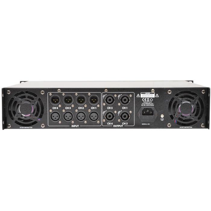 Citronic QP1600 Quad Power Amplifier 4 x 400W - main image