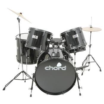 Chord 5 Piece Drum Kit with Cymbals, Stool & Sticks - main image