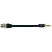 Microphone Cable Neutrik® XLR Socket - 6.3mm Mono Jack Plug Various Lengths