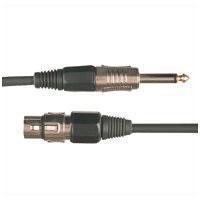 Microphone Lead XLR Socket To Professional 6.3mm Mono Jack Plug - 6m - - main image