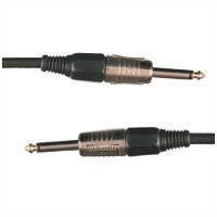 6m Professional Guitar Lead 6.3mm Plug To 6.3mm Plug Black