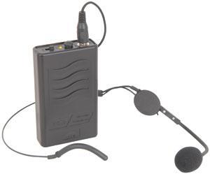 VHF Neckband and Beltpack for QR PA Units