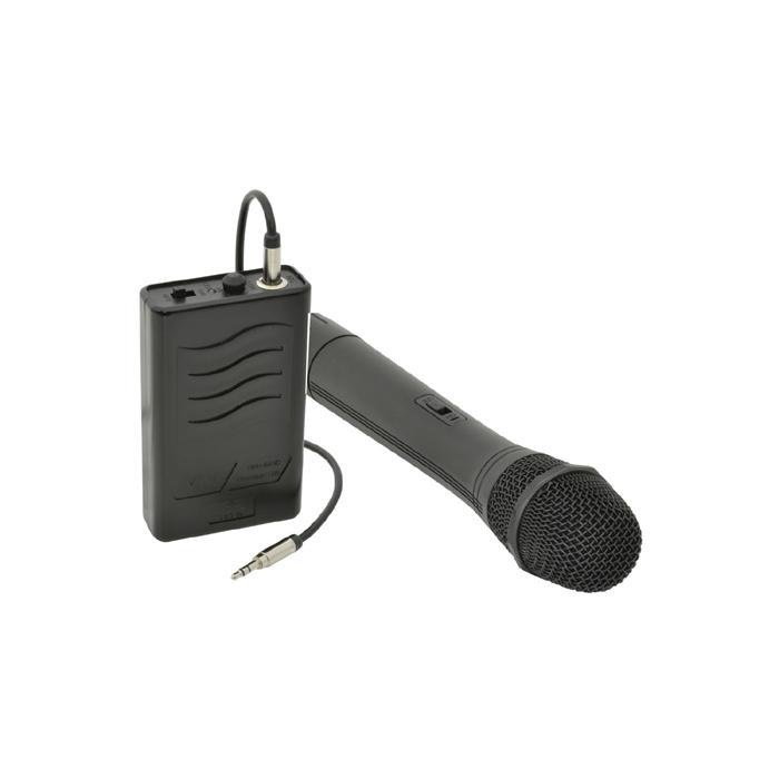 QTX 15" Active 500W PA Speaker VHF Wireless Handheld and Body Pack Mic - main image
