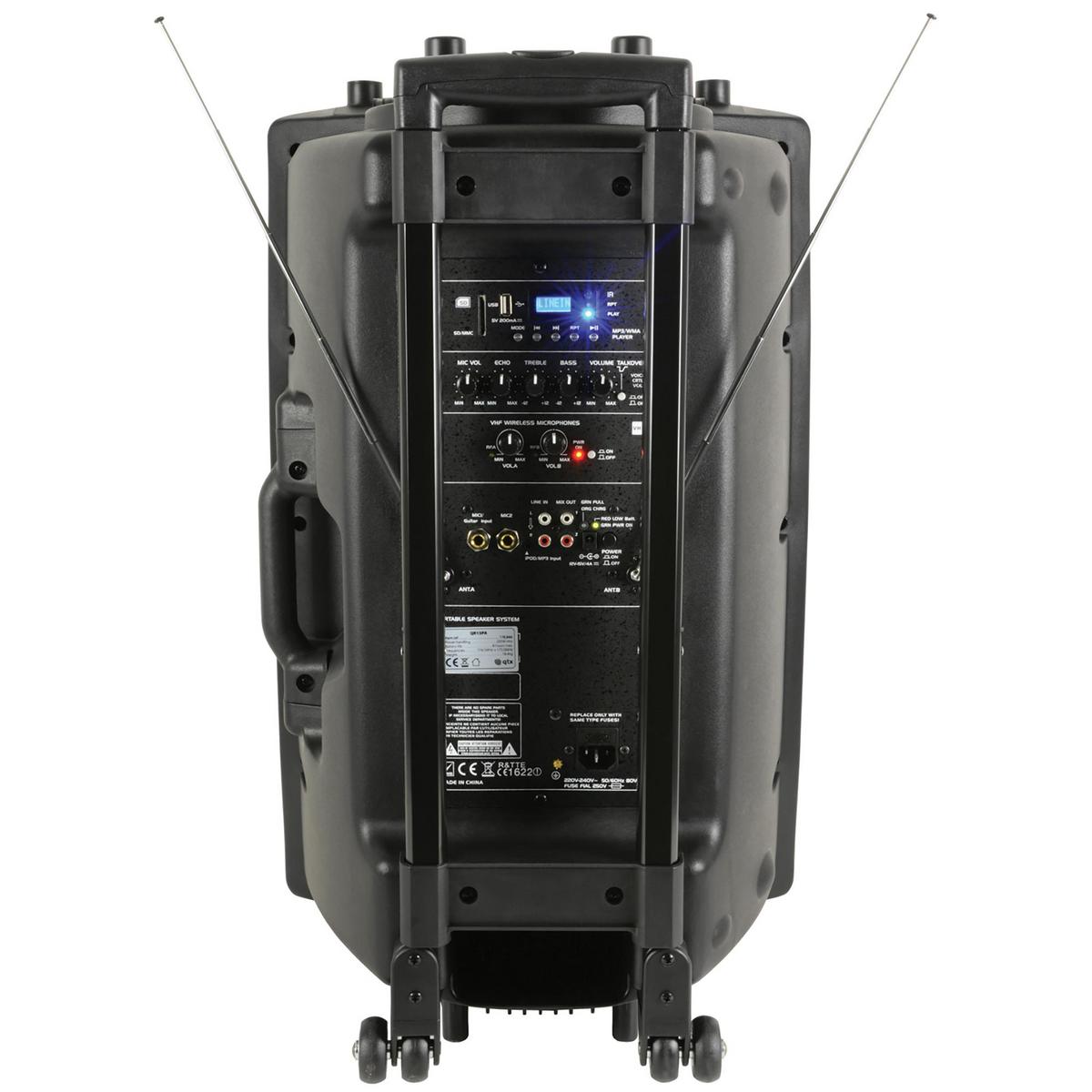 Portable PA System With 2 x Wireless Microphones 200W or 250W - main image