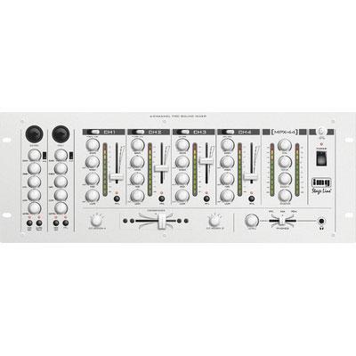 6-Channel Stereo DJ Mixer with Aluminium Front Panel - main image