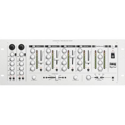 6-Channel Stereo DJ Mixer with Aluminium Front Panel