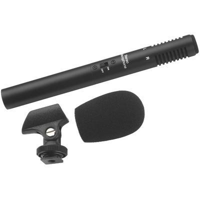 Monacor ECM-600ST Stereo Electret Camcorder Microphone