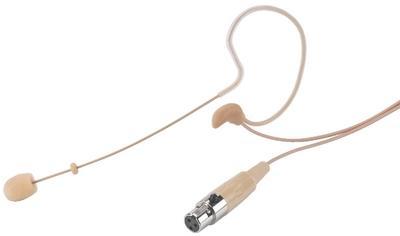 IMG Stageline HSE-60/SK Hyperlight Miniature Earband Microphone 3-pole mini XLR Skin Coloured