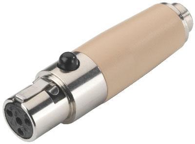 NTA-4M 4 Pole Mini XLR to 2.5mm Stereo Inline Jack