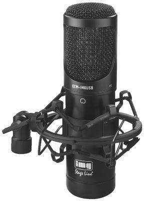 IMG Stageline ECM-140USB Professional Studio Condenser USB Microphone - main image