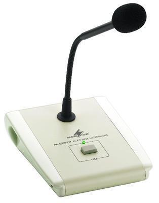 Monacor PA-4000PTT Desktop Microphone for PA-40120