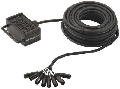 Standard 8 Way Stage Box 8 Inputs 15M  - main image