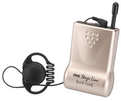 ATS-10R Professional 16 Channel Mono PLL Audio Receiver with Earpiece - main image