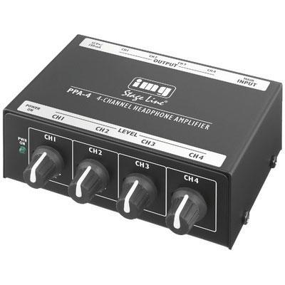 PPA-4 Stereo Headphone Amplifier for 4 Pairs of Headphones