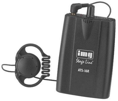 Professional 16 Channel PLL Audio Receiver with Earpiece 