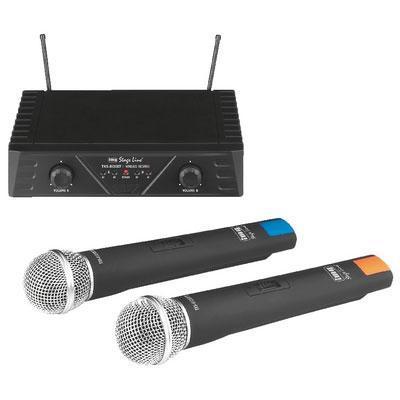 IMG Stageline TXS-812SET Wireless 2-Channel Microphone System 