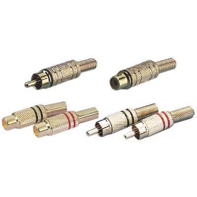 RCA Plug-in Connectors Red 