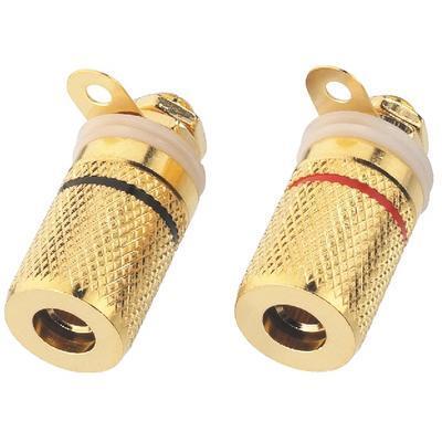 Monacor BP-250G Pair of Speaker Pole Terminals