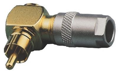 T 714G RCA Plug, Gold plated 7mm