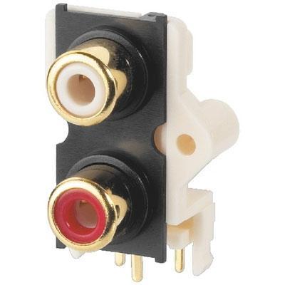 RCA 2 Chassis Sockets Print Jacks 