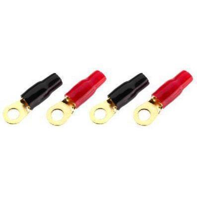 Ring Terminal, Gold Plated in Packs of 4 - main image