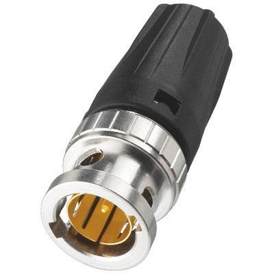 BNC Plug 75 ohm Suitable for cables with an outside diameter of 6.3mm