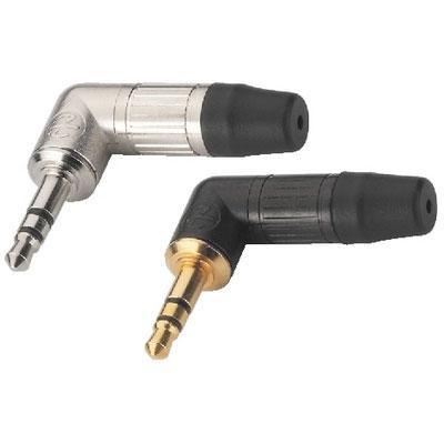 Neutrik 3.5mm Plugs, Stereo Right Angle