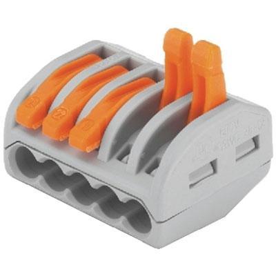 Connecting Terminal from WAGO 5-conductor terminal with stop levers - main image