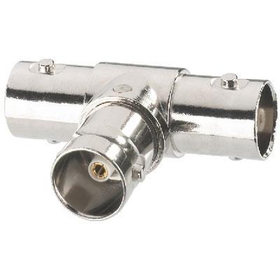 BNC T Connector 75 ohm 3 x BNC Jack  - main image