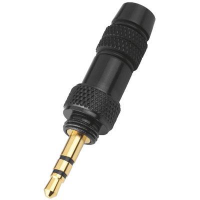 3.5mm Stereo Plug with looking device for screwing in
