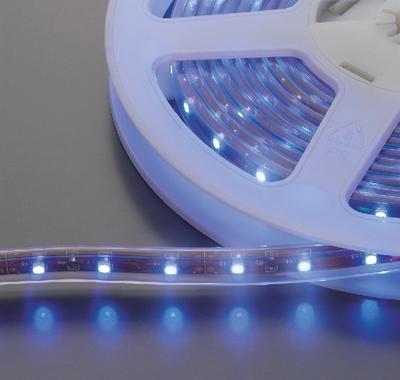 LEDS-5WP/BL Outdoor IP67 Waterproof LED Strip Blue 300 LED's 5M - main image