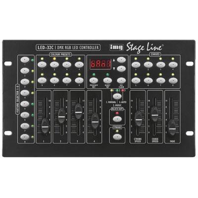 IMG Stageline LED 32C Professional RGB LED DMX Controller - main image