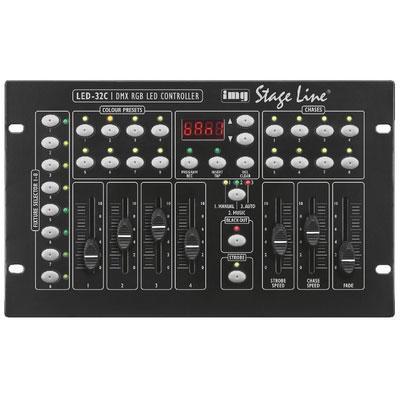 IMG Stageline LED 32C Professional RGB LED DMX Controller