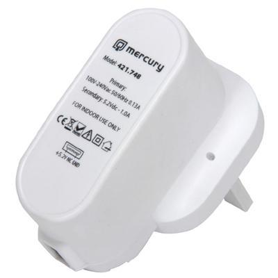 Energy Efficient UK USB Charger 1000mA