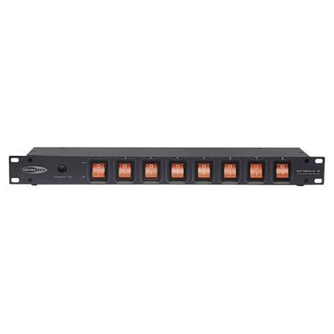 8 Way IEC Distribution With Individual Switches 19" Rack Mount