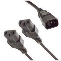 IEC &acute;Y&acute; Mains Adaptor Lead 0.5m