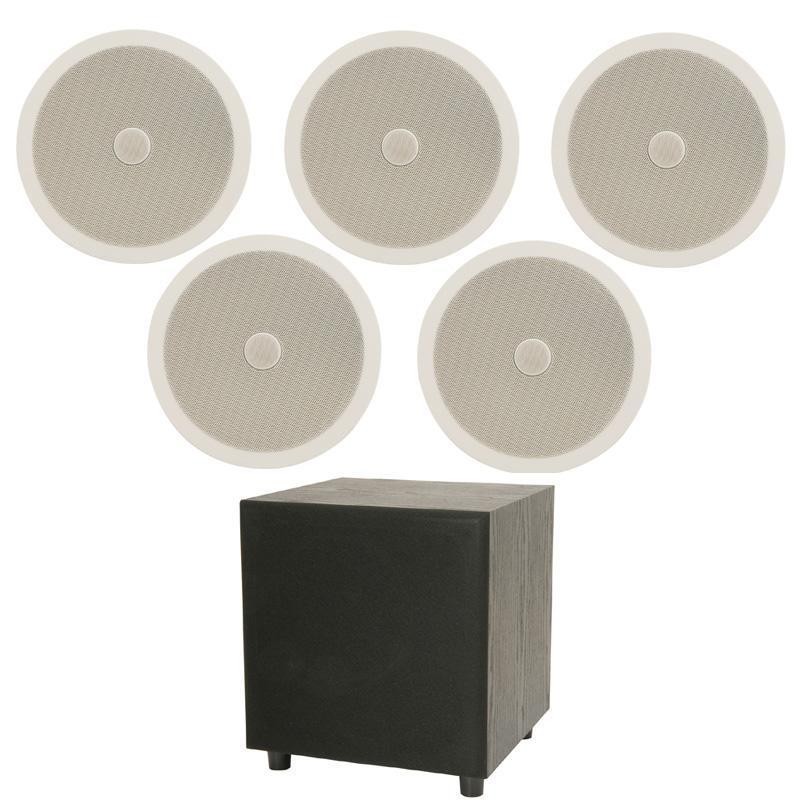 Complete 5.1 Ceiling Speaker Kit with Subwoofer