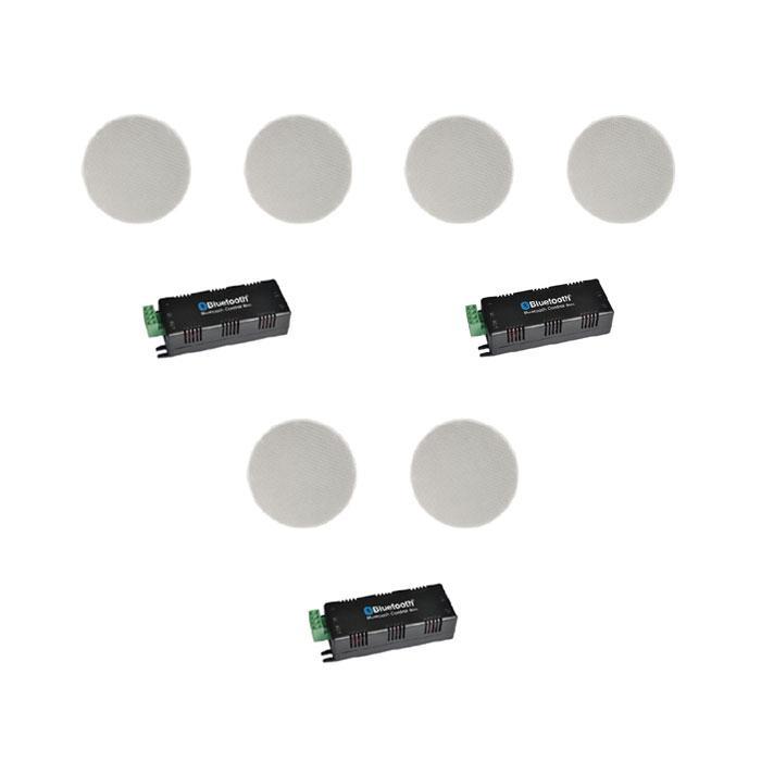 Bluetooth Amplifier 2 x 6.5 Ceiling Speakers Multi Room - main image