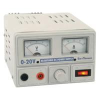 Regulated Power Supply With Variable Output Voltage 0-20V/2A Max - main image