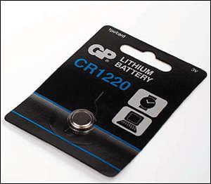 Lithium 5 x CR1220 3.0v Button Cell