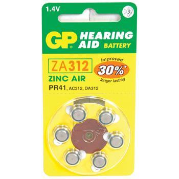 1.4V Hearing Aid Batteries Brown PR41 - main image