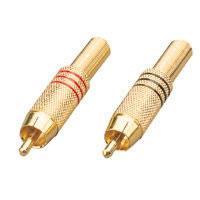 Heavy Duty Gold Plated RCA Plug Various Colours