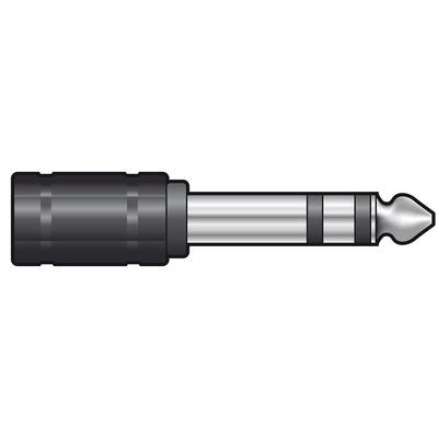 6.3mm Stereo Plug To 3.5mm Stereo Jack Socket - main image
