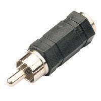 RCA Phono Plug - 3.5mm Stereo Jack Socket